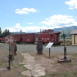 Ridgway Railroad Museum - Modest as you can see, but great little stop for kids. Not pictured: picnic table to right. Great BYO lunch spot!