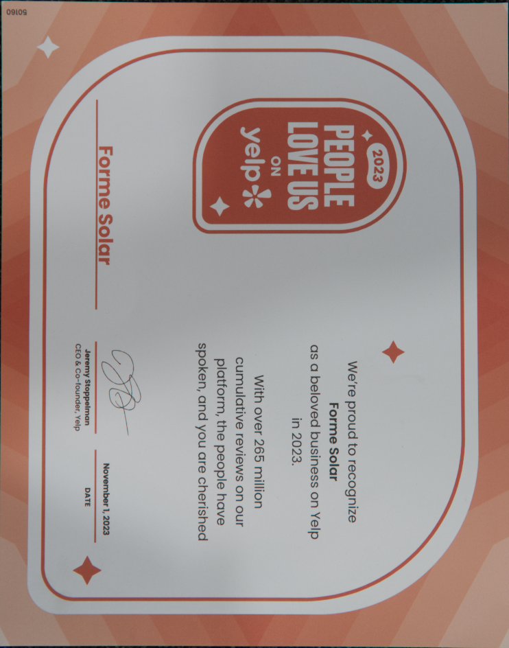 Slide of Forme Solar - Rancho Cucamonga