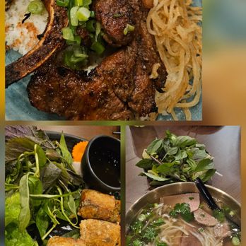 Pho Saigonese - Chinatown - Pork chop with broken rice, nem cua be, and combination pho. - Vietnamese Near Me - Las Vegas, Nevada Pho Saigonese - Chinatown - Pork chop with broken rice, nem cua be, and combination pho. - Vietnamese Near Me - Las Vegas, Nevada