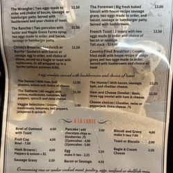 Valleon Cafe - Menu!