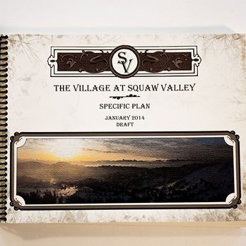 AA Graphics - Spiral bound booklet for the village at squaw valley specific. - Web Design Near Me - Long Beach, California