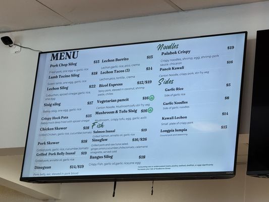 Menu photo 3 Bilao Sacramento, CA