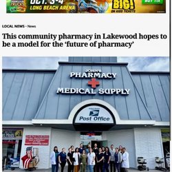 John's Shop Rite Pharmacy and Medical Supply - John's Shop Rite Pharmacy & Medical Supply featured in the Press-Telegram as a longtime Lakewood community pharmacy and medical supply store