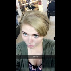 Xtremz Salon - Added pink highlights to my ash blonde hair. I like to call it Strawberry Shortcake hair. I've had it for over a month now, still good.