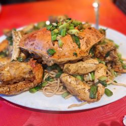 Newport Seafood Restaurant - Newport special crab on egg noodles