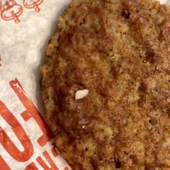 McDonald's - See that white speck? That's a shard of bone or industrial plastic that was in my wife's sausage McMuffin...yum! - Coffee & Tea Near Me - Cumming, Georgia McDonald's - See that white speck? That's a shard of bone or industrial plastic that was in my wife's sausage McMuffin...yum! - Coffee & Tea Near Me - Cumming, Georgia