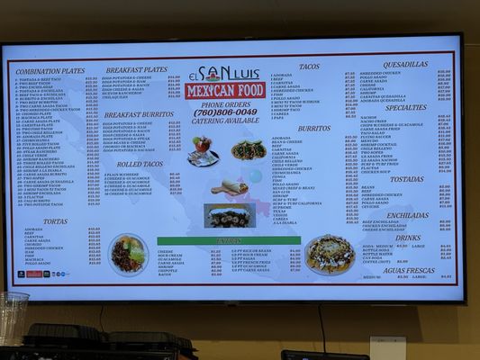 Menu photo 2 San Luis Mexican Food Oceanside, CA