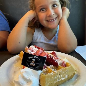 Grumpy's Restaurant - Strawberry cheesecake waffles - Breakfast & Brunch Near Me - Middleburg, Florida Grumpy's Restaurant - Strawberry cheesecake waffles - Breakfast & Brunch Near Me - Middleburg, Florida
