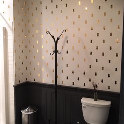 Studio B Fitness YEG - Fancy bathroom wallpaper