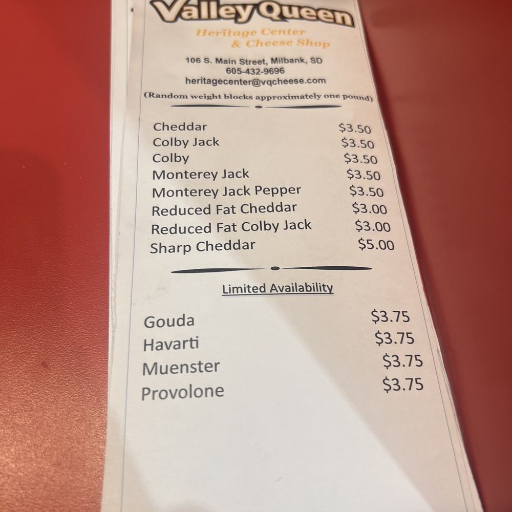 Valley Queen Cheese - Outrageous prices on quality cheese - Cheese Shops Near Me - Milbank, South Dakota