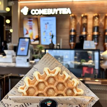 ComeBuy Tea - Plain waffle - Bubble Tea Near Me - Seattle, Washington