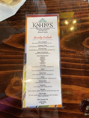 Menu photo 2 Kahlo’s Cantina Edmonds, WA