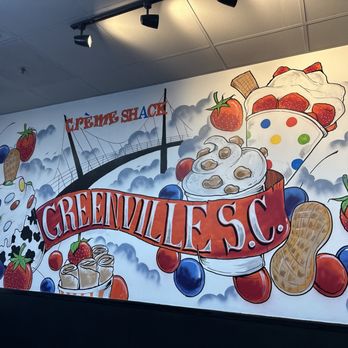 Créme Shack - Inside wall - Ice Cream & Frozen Yogurt Near Me - Greenville, South Carolina Créme Shack - Inside wall - Ice Cream & Frozen Yogurt Near Me - Greenville, South Carolina