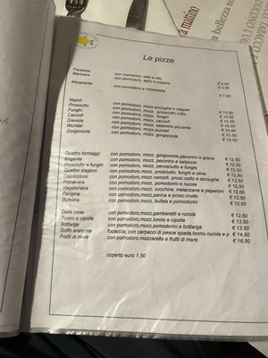 Menu photo 2 La Capricciosa Golfo Aranci, OT