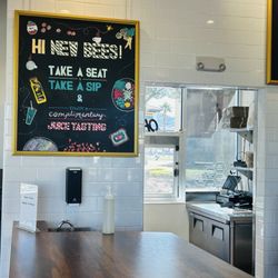 The Juice Standard - My favorite part  juice tasting bar