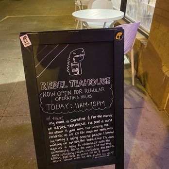 Rebel Teahouse - October 2022 - Bubble Tea Near Me - Decatur, Georgia