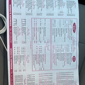 Wong's Express - Menu - Chinese Near Me - Azle, Texas Wong's Express - Menu - Chinese Near Me - Azle, Texas