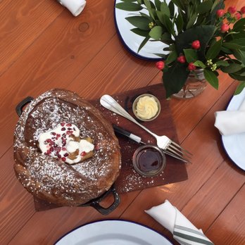 Cindy's Rooftop - Dutch Baby Pancake - New American Near Me - Chicago, Illinois Cindy's Rooftop - Dutch Baby Pancake - New American Near Me - Chicago, Illinois