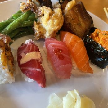 Mizumi - Sushi, pork belly, soft shell crab & green beans - Sushi Bars Near Me - Little Neck, New York