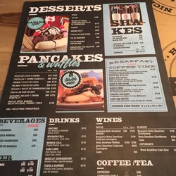 The Embers - Menu