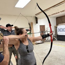 Santa Cruz Archery Lessons - Mom & son enjoy a new adventure together!