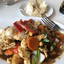 Rice Fine Thai Cuisine - Missoula - Cashew chicken equivalent (can't remember the name)
