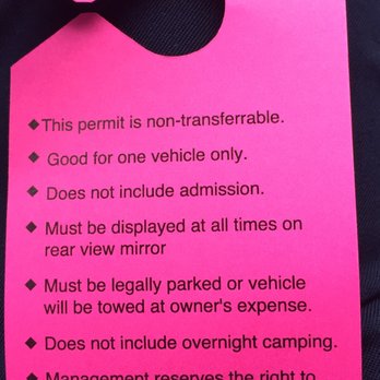 OC Marathon - Parking Pass (Back). May 2017. - Races & Competitions Near Me - Costa Mesa, California