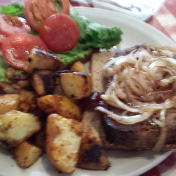 Kate's Kitchen - Meat loaf sandwich with home fries. - Breakfast & Brunch Near Me - San Francisco, California