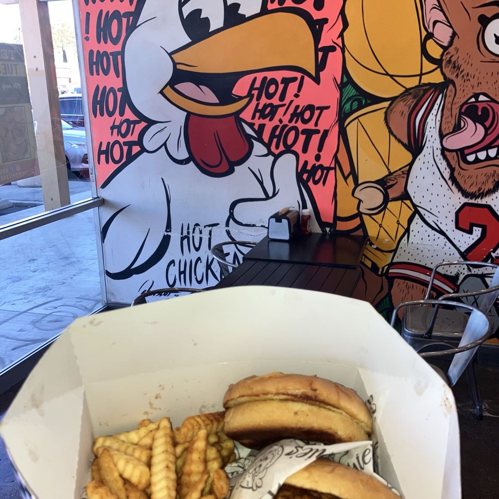 Richie’s Hot Chicken - Combo 1: Chicken Sandwich (Medium Spice, Added Extra Buns) - Chicken Shop Near Me - West Covina, California Richie’s Hot Chicken - Combo 1: Chicken Sandwich (Medium Spice, Added Extra Buns) - Chicken Shop Near Me - West Covina, California