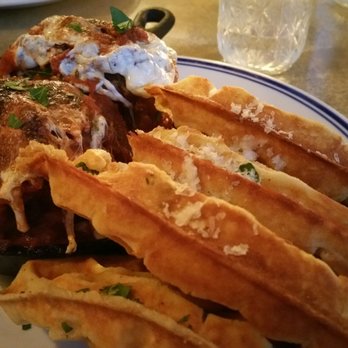 Sweet Chick - Fried chicken parm with waffles - Southern Near Me - New York, New York Sweet Chick - Fried chicken parm with waffles - Southern Near Me - New York, New York