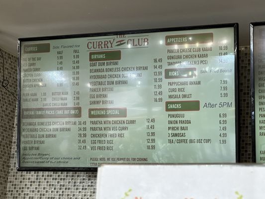 Menu photo 4 The Curry Club Chesterfield, MO Menu photo 4 The Curry Club Chesterfield, MO