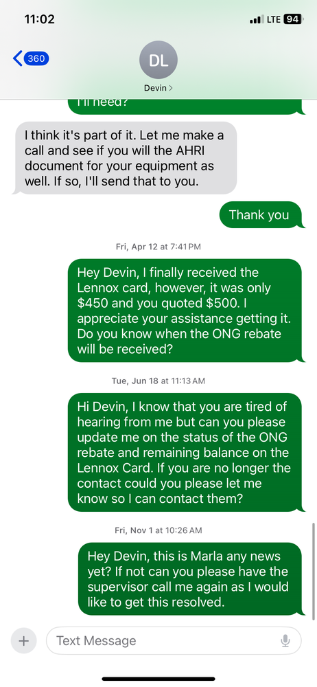 Slide of Gordon's Service Experts