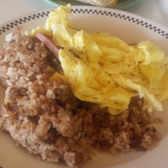 Wright Bros Cafe & Grille - plain eggs and rice. meh - Cafes Near Me - Honolulu, Hawaii