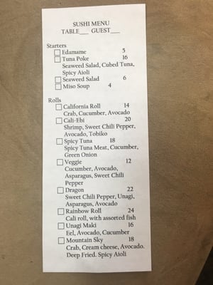 Menu photo 1 Valdez Bistro Valdez, AK Menu photo 1 Valdez Bistro Valdez, AK