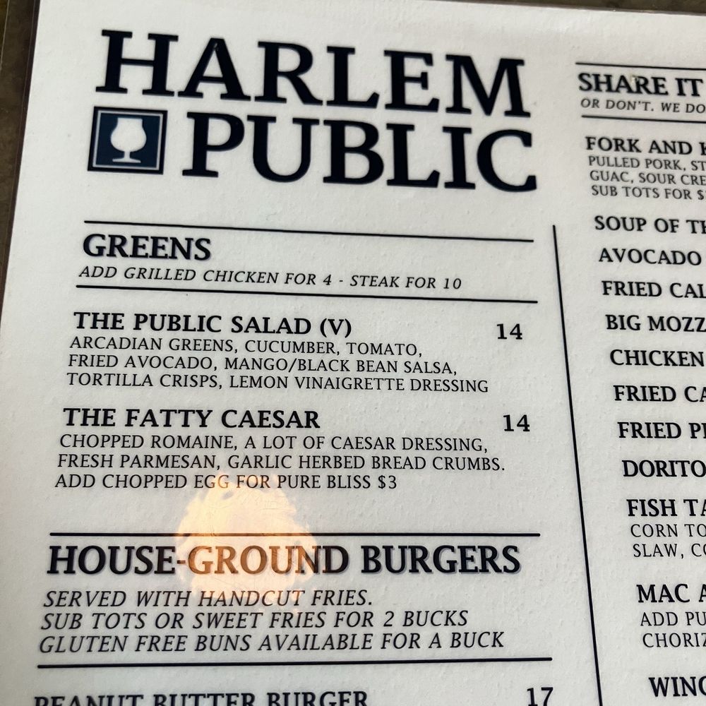 Harlem Public - New American Near Me - New York, New York Harlem Public - New American Near Me - New York, New York