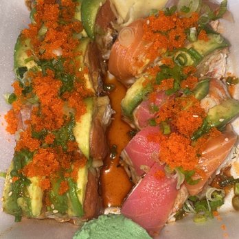 Narumi Sushi - Drunking crab roll and rainbow roll no rice - Japanese Near Me - La Mesa, California Narumi Sushi - Drunking crab roll and rainbow roll no rice - Japanese Near Me - La Mesa, California