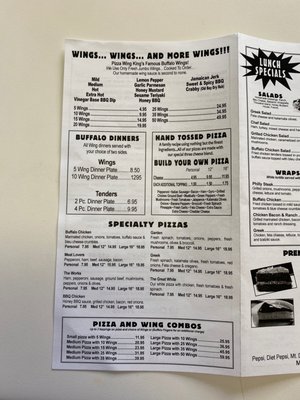 Menu photo 2 Pizza Wing King High Point, NC
