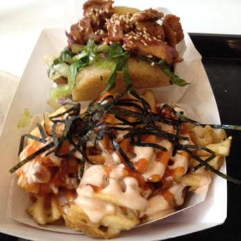 KoJa Kitchen - Chicken burger with fries - Asian Fusion Near Me - Berkeley, California KoJa Kitchen - Chicken burger with fries - Asian Fusion Near Me - Berkeley, California