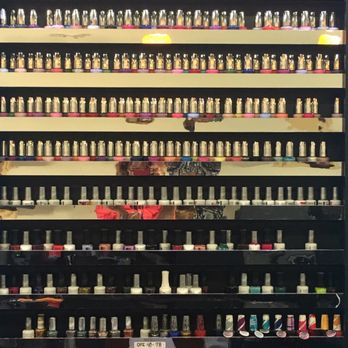 Oxygenix Nail Lounge - One of five cases of polish!!!! - Nail Salons Near Me - Boynton Beach, Florida Oxygenix Nail Lounge - One of five cases of polish!!!! - Nail Salons Near Me - Boynton Beach, Florida