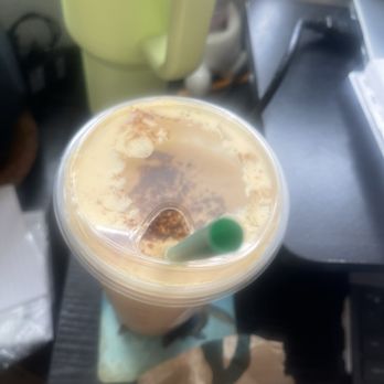Starbucks - Iced Pumpkin Cream Chai Latte - Coffee & Tea Near Me - San Diego, California