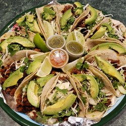 Mi Cocinita & Groceries - Lil' snack before dinner :) Pork Tacos with avocado