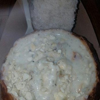 Alaskan Sourdough Bakery - Bread bowl clam chowder with oyster crackers. - Bakeries Near Me - Seattle, Washington