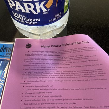 Planet Fitness - Paper work/ water bottle - Gyms Near Me - Bensalem, Pennsylvania