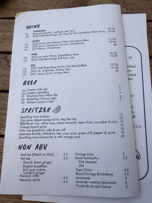 Menu photo 5 Frontside Cafe Ventura, CA