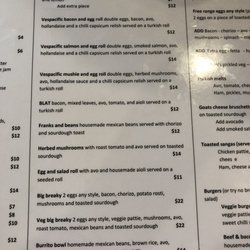 Vespacific Cafe - Menu 1