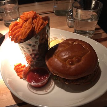 Root Down DIA - Veggie burger $15. - New American Near Me - Denver, Colorado
