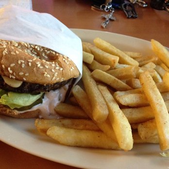 CJ's Barbecue - CJ's Special Burger w/ Fries - Burgers Near Me - Oxnard, California CJ's Barbecue - CJ's Special Burger w/ Fries - Burgers Near Me - Oxnard, California