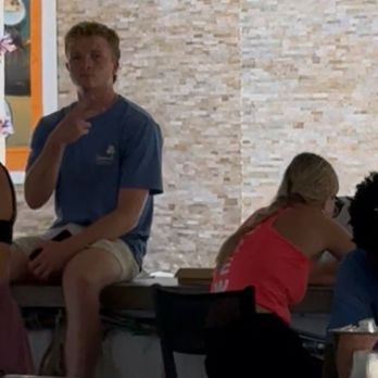 Coconuts - This guy gave me the peace sign when I took the photo of the staff on their phones, and then he sent security over to give me a hard time. - Bars Near Me - Gravois Mills, Missouri