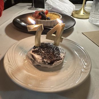 Fogo de Chão - I'm not 74. My gf switched the numbers on purpose lol - Steakhouses Near Me - Brea, California