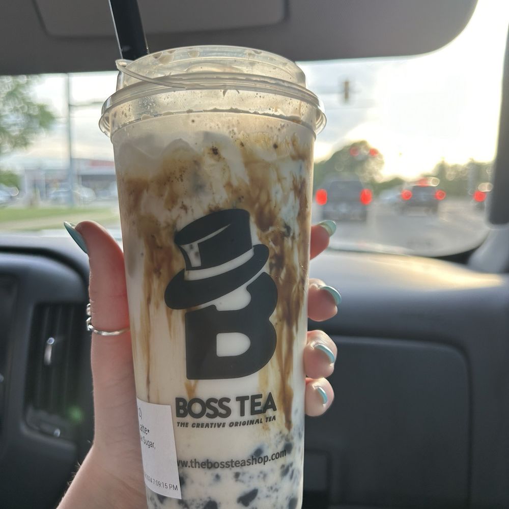 Boss Tea - Brown Sugar Latte with Oreo Crumbs - Bubble Tea Near Me - Tulsa, Oklahoma Boss Tea - Brown Sugar Latte with Oreo Crumbs - Bubble Tea Near Me - Tulsa, Oklahoma